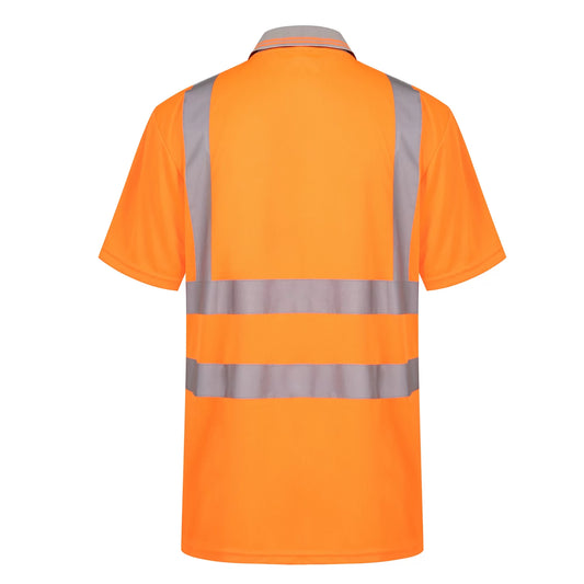 HVP_OR, (LX722-O) HIGH VISIBILITY POLO PESSO HVP, ORANGE