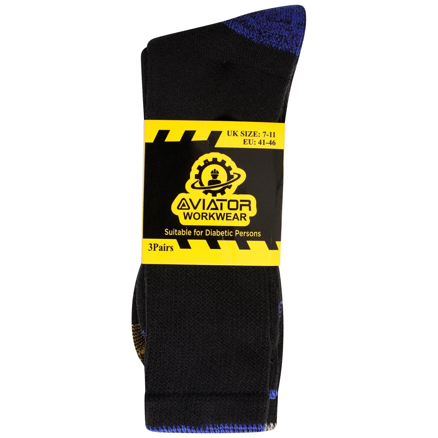 1511, Mens Heavy Duty Work Socks Aviator