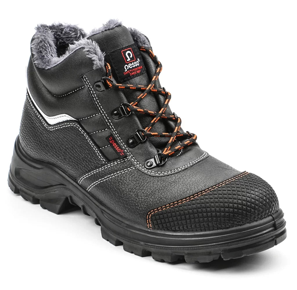 BS159, CHAUSSURES DE SÉCURITÉ EN CUIR NATUREL PESSO S3