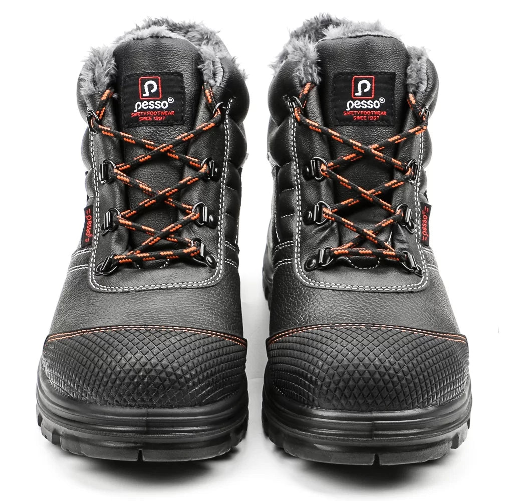 BS159, CHAUSSURES DE SÉCURITÉ EN CUIR NATUREL PESSO S3