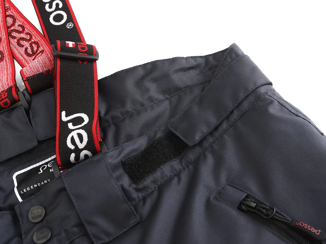 BARNABI_HVM, PANTALON D'HIVER PESSO, MARINE/JAUNE