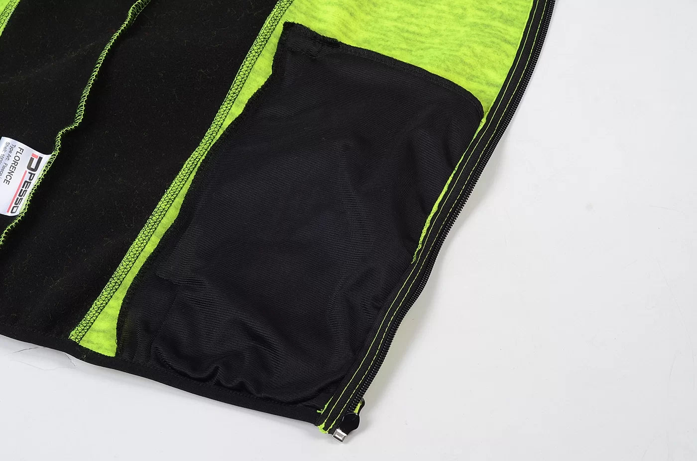 FLORENCE_G, PULL POLAIRE CHAUD AVEC ZIP PESSO FLORENCE, JAUNE