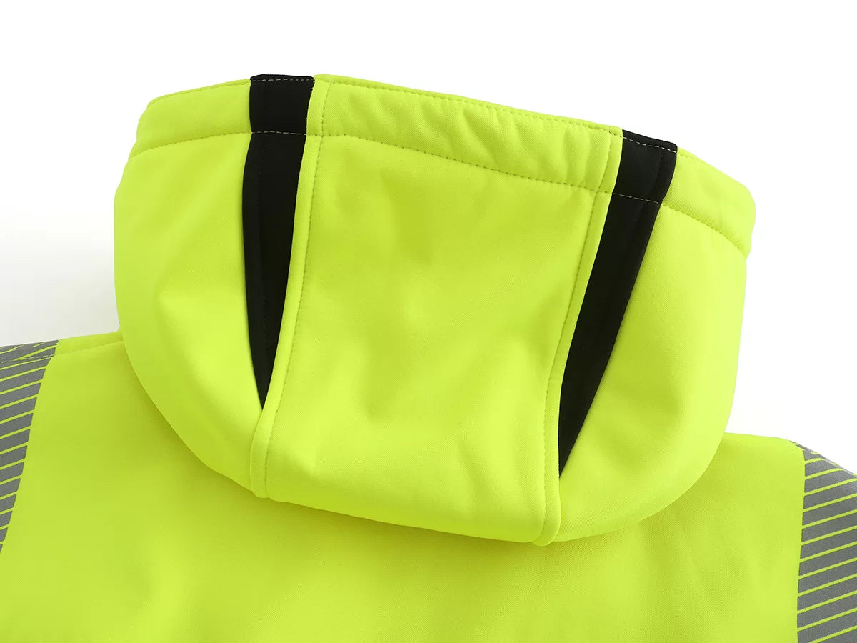 CALGARY_G, VESTE SOFTSHELL PESSO CALGARY HI-VIS, JAUNE