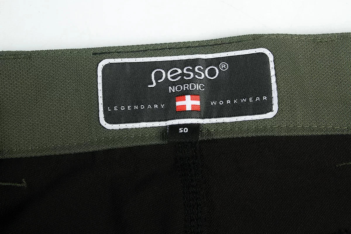 KD125Z, PANTALON DE TRAVAIL PESSO TITAN FLEXPRO, VERT