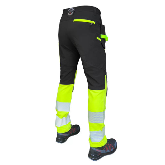 KD175_HVG, PANTALON DE TRAVAIL PESSO JUPITER FLEX FIT KD175_HVG, JAUNE