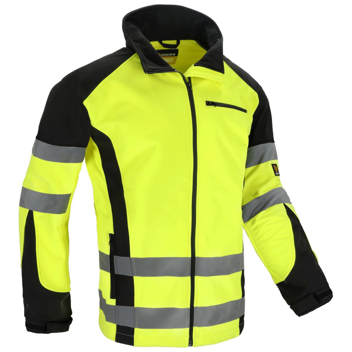 SNIPER SOFTSHELL YELLOW HV JACKET