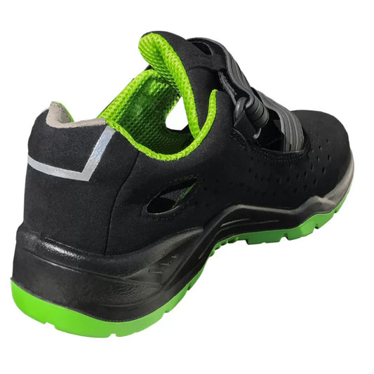 BELFAST, SANDALES DE SÉCURITÉ EN CUIR MICROFIBRE PESSO S1P