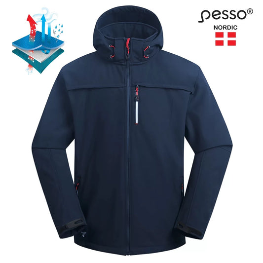 ATLANTA_N, VESTE SOFTSHELL PESSO ATLANTA, MARINE
