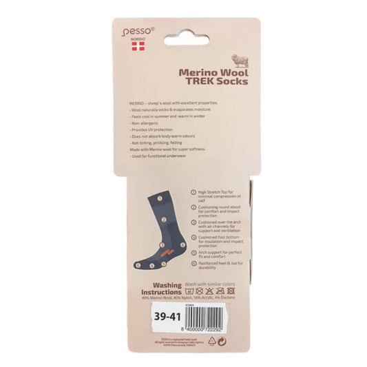 KOMER, CHAUSSETTES THERMIQUES PESSO MERINO