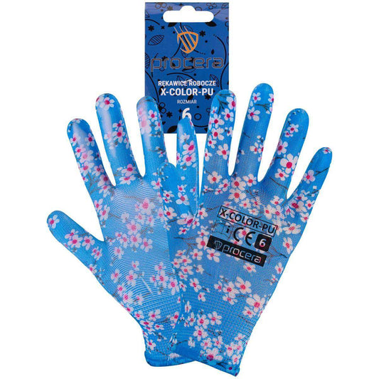 X-COLOR-PU COATED PROTECTIVE GLOVES
