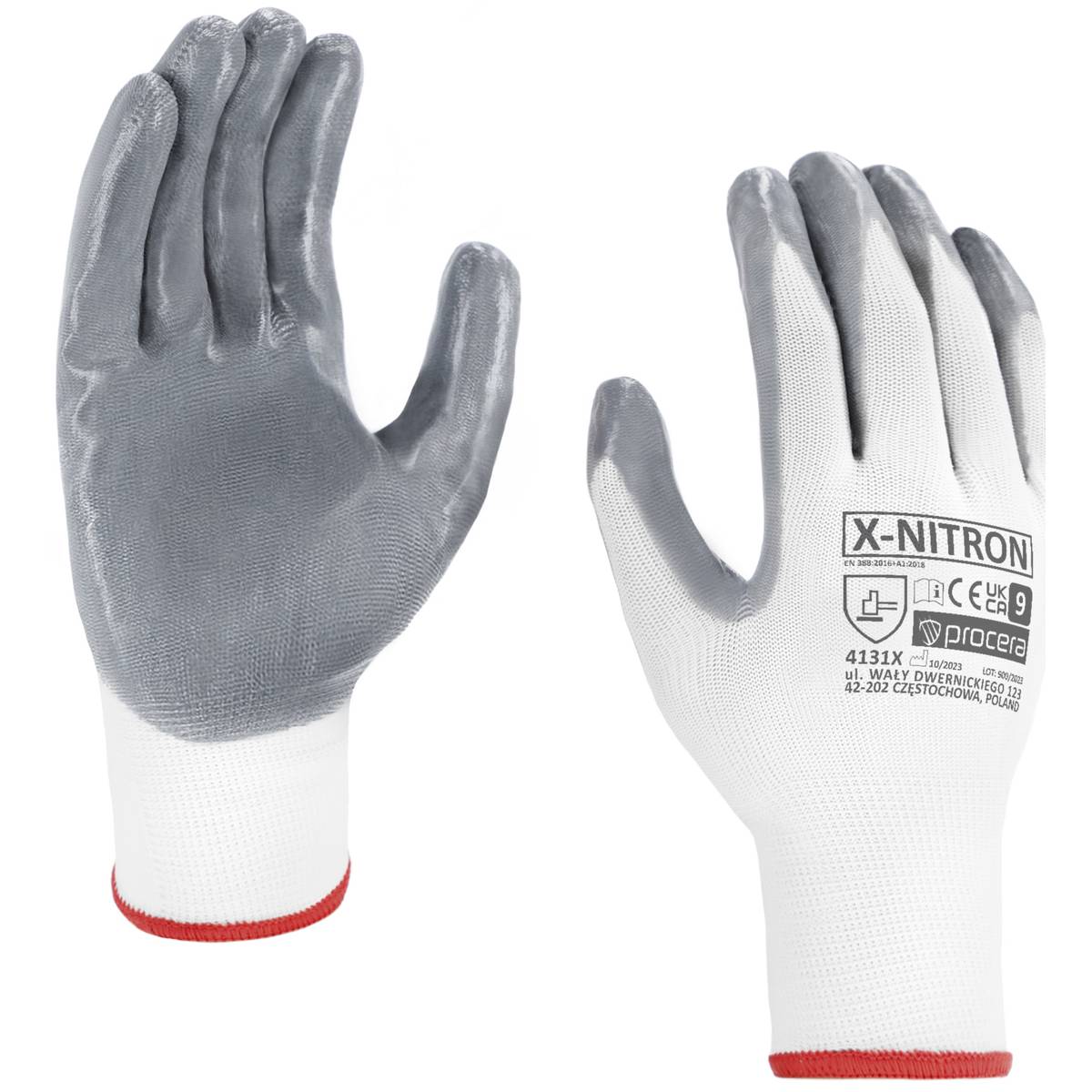 X-NITRON NITRILE-COATED PROTECTIVE GLOVES
