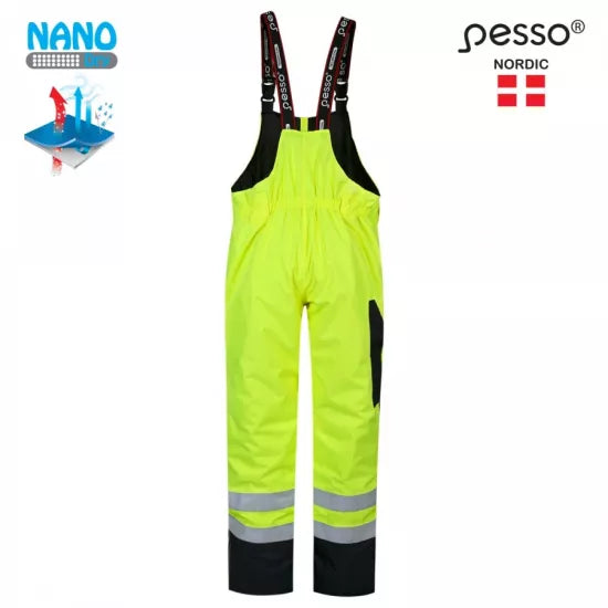 MONTANA, WATER-REPELLENT DUNGAREES PESSO MONTANA, HI-VIS
