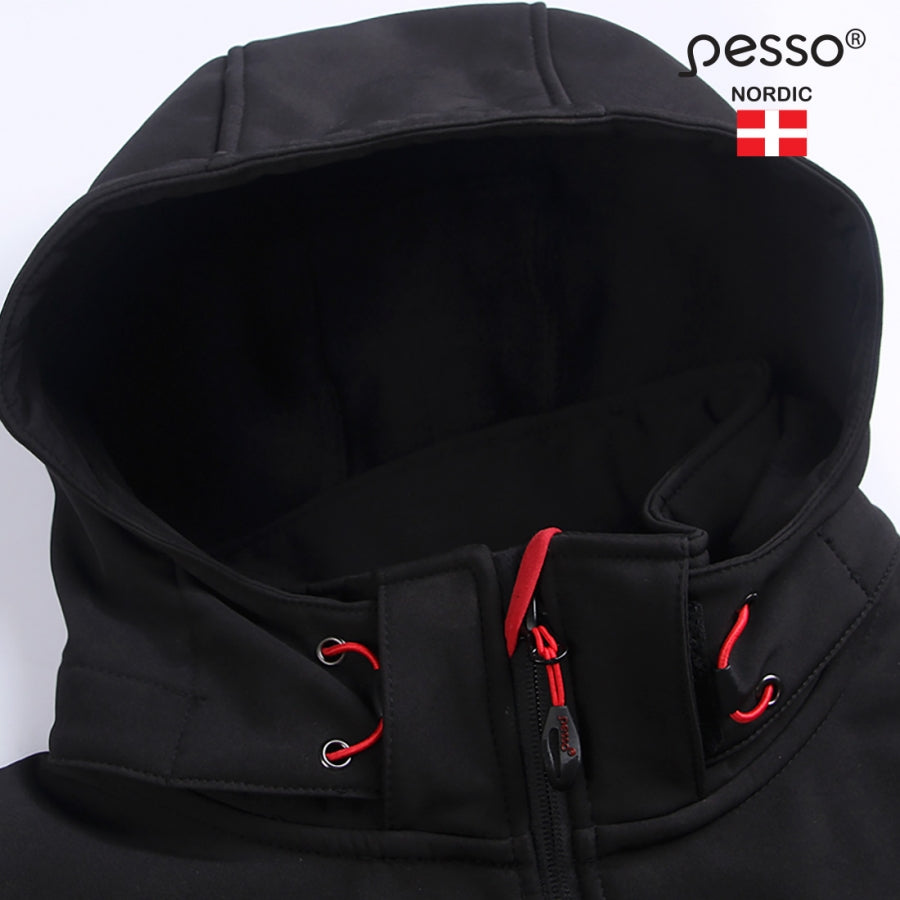 ATLANTA_B, SoftShell Jacket Pesso ATLANTA, black