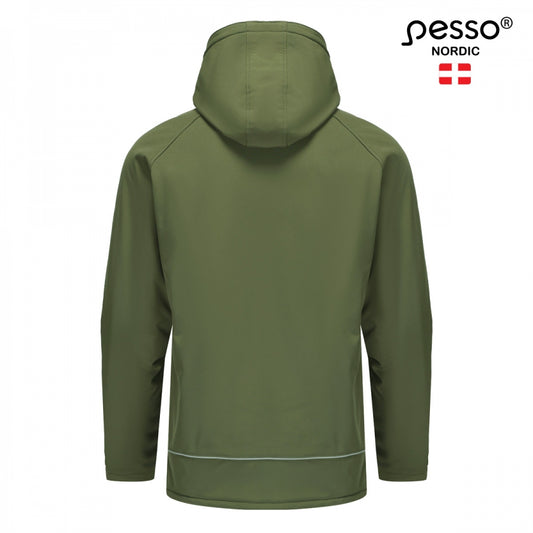 OTAVA_OG, SoftShell Winter Jacket Pesso Otava, olive green