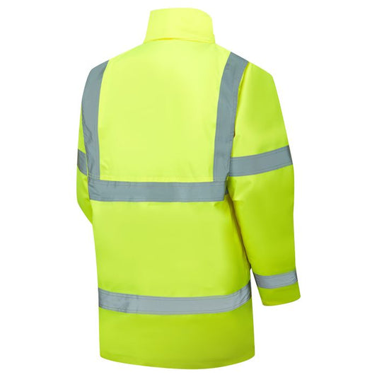 SHV-0564 Supertouch Eco Hi Vis Winter Padded Yellow Parka