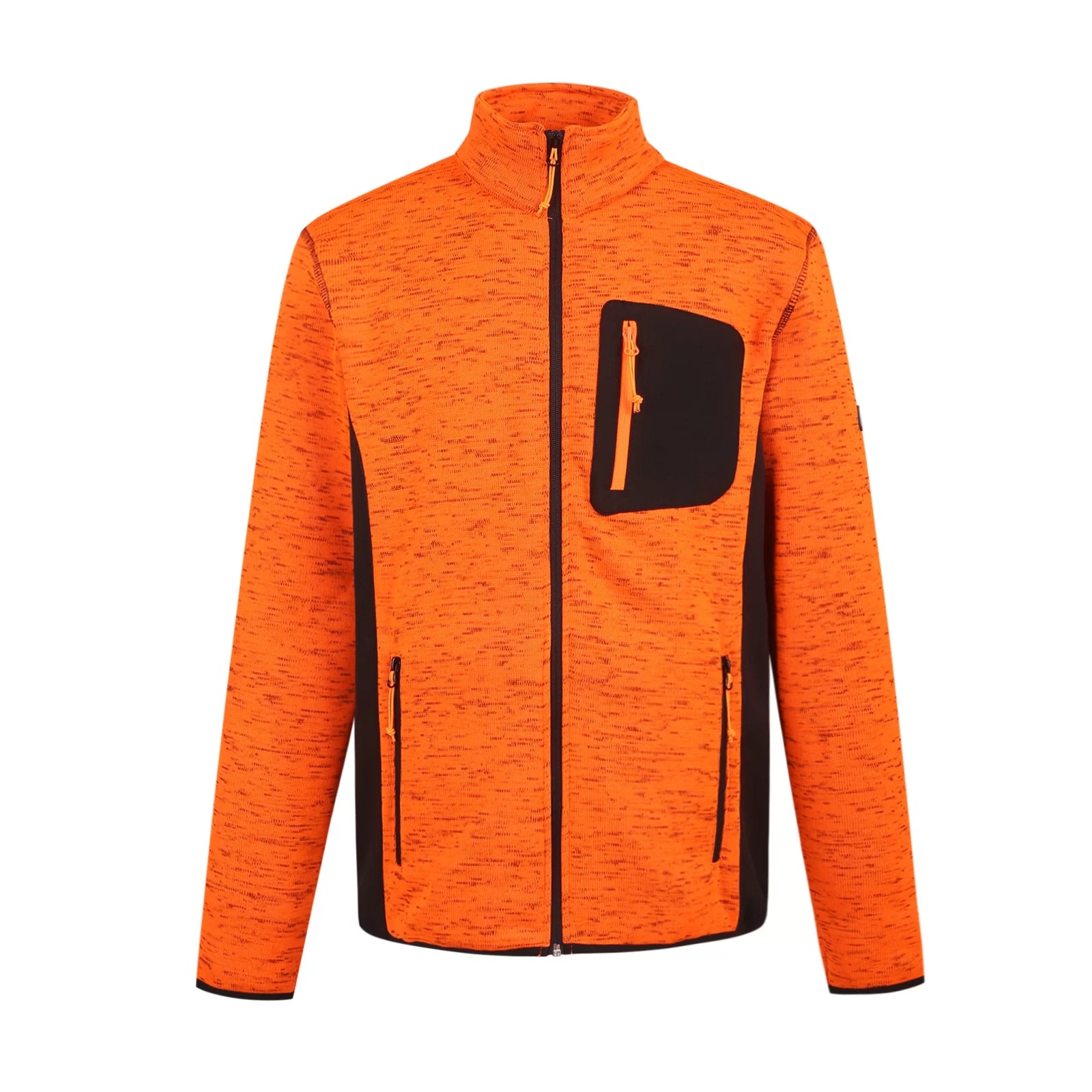 FLORENCE_OR, VESTE POLAIRE CHAUDE À FERMETURE ÉCLAIR PESSO FLORENCE, ORANGE
