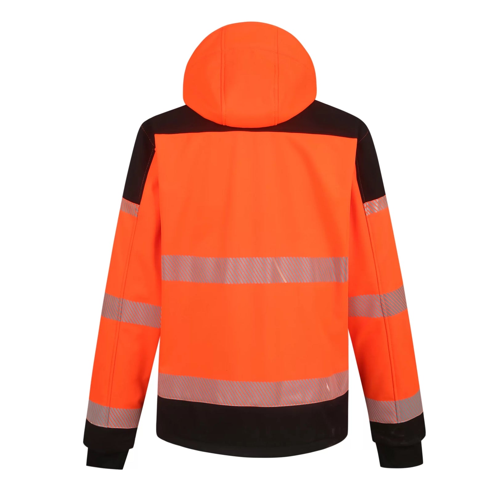 PALMERO_OR, VESTE SOFTSHELL HAUTE VISIBILITÉ PESSO PALERMO, ORANGE