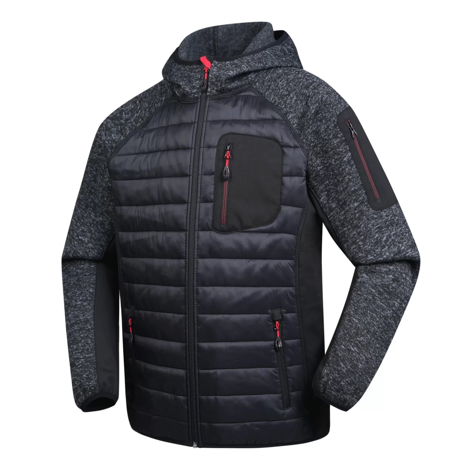 PACIFIC, VESTE EXTÉRIEURE-INTÉRIEURE AU DESIGN MODERNE PESSO PACIFIC, GRIS