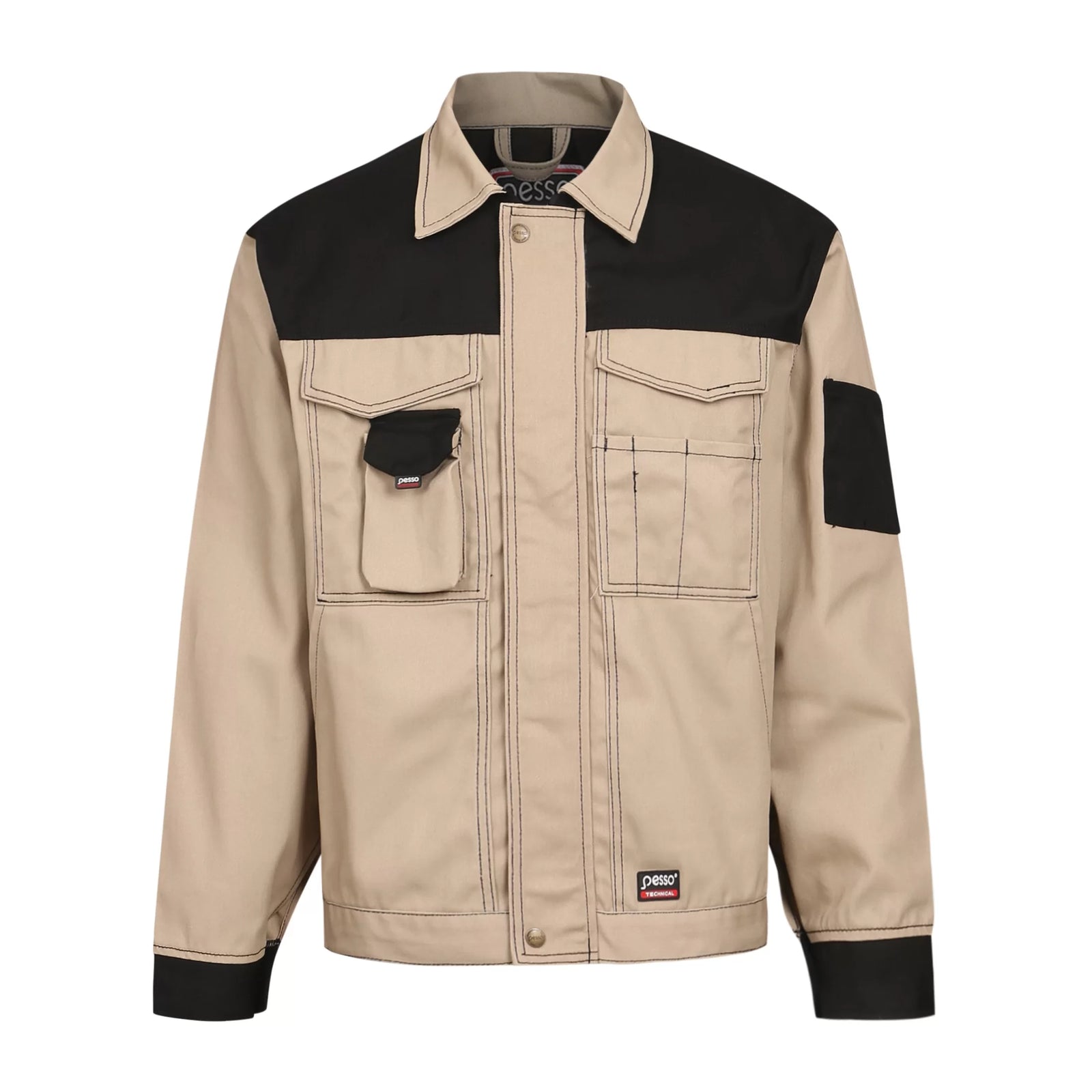 DSBZN, VESTE DE TRAVAIL PESSO DSBZ, TWILL CVC, BEIGE