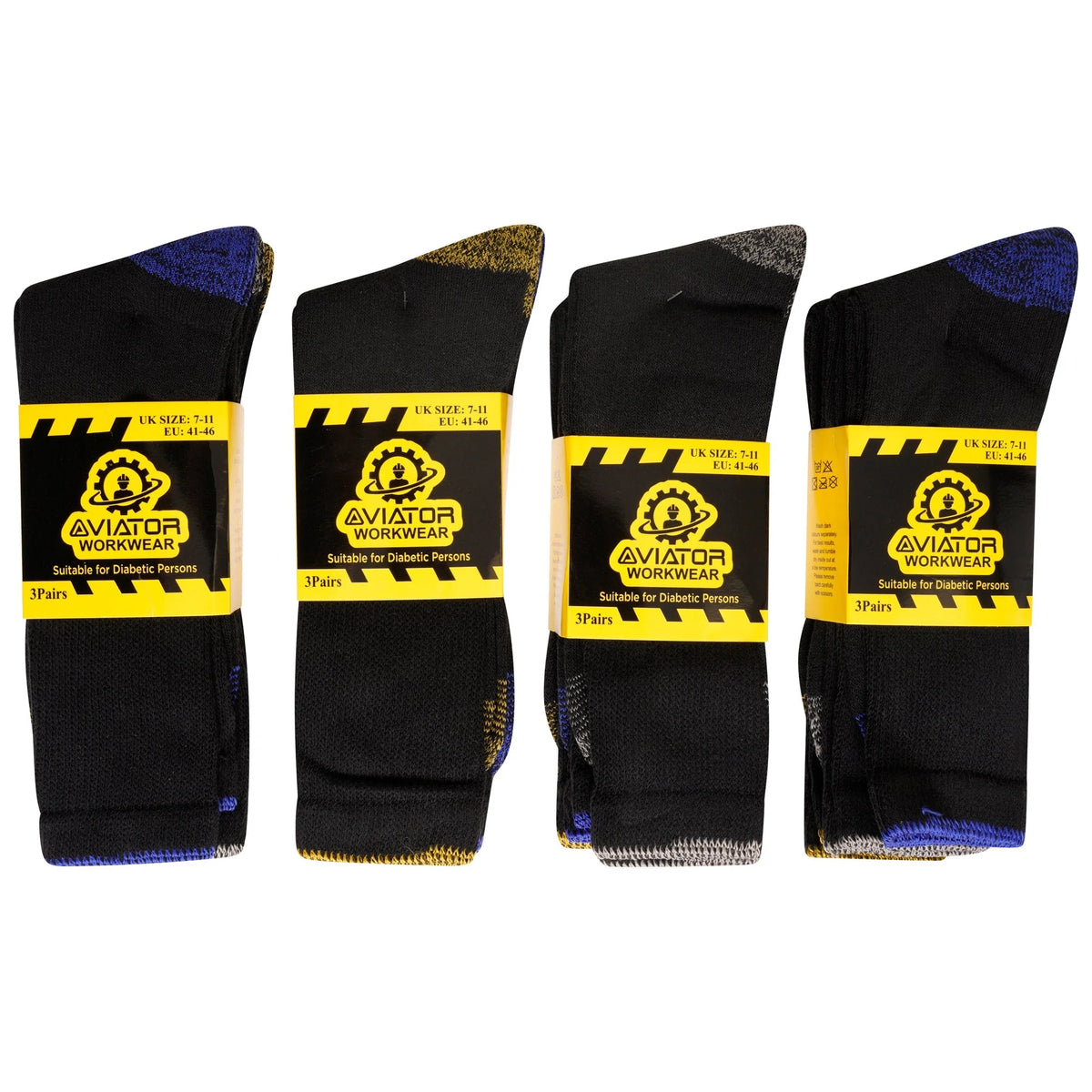 1511, Mens Heavy Duty Work Socks Aviator c