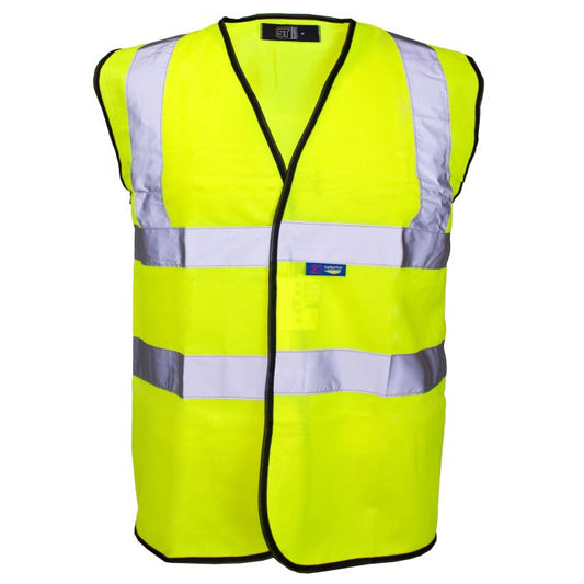 3524 Supertouch HV Vest - Black Binding - Velcro