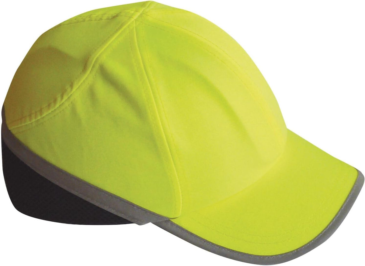 Bump Cap c/w reflective band  Climax, Safety, Yellow-Black