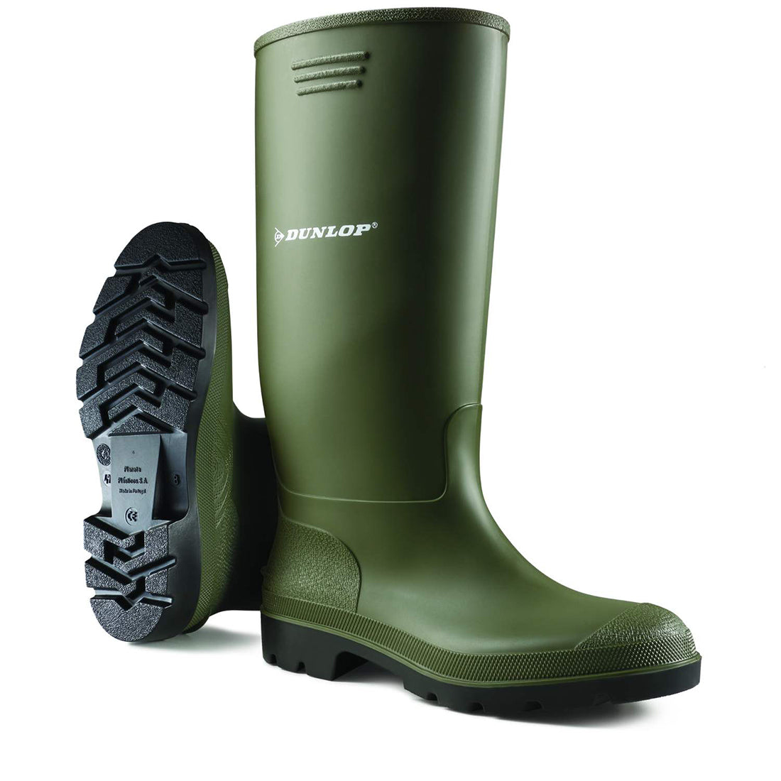 380VP - Dunlop Edmar PVC Wellington Green