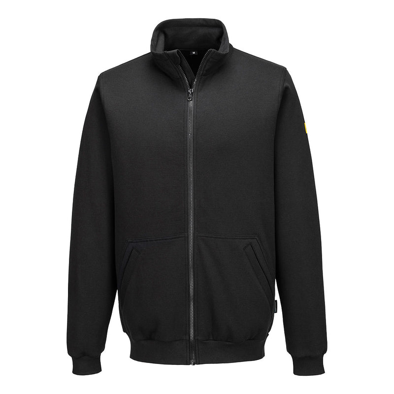 AS25 - Anti-Static ESD Zip Sweatshirt