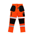 HV-059 MEN’S HI-VIS AVIATOR SOFTSHELL TROUSERS – ORANGE / REG LEG