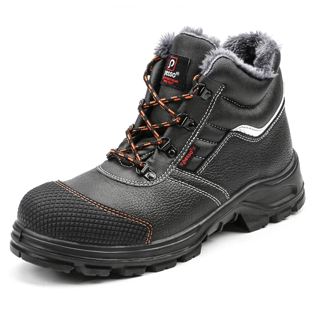BS159, CHAUSSURES DE SÉCURITÉ EN CUIR NATUREL PESSO S3