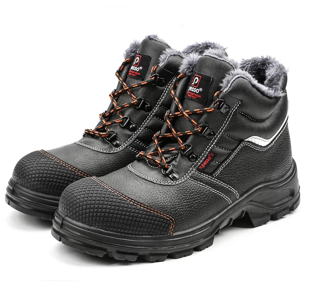 BS159, CHAUSSURES DE SÉCURITÉ EN CUIR NATUREL PESSO S3