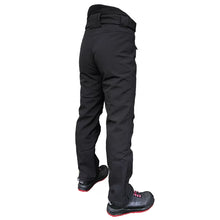 BARNABI, PANTALON D'HIVER SOFTSHELL PESSO, NOIR