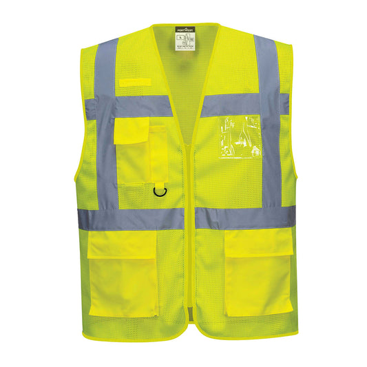 C376 - Athens Hi-Vis Mesh Executive Vest