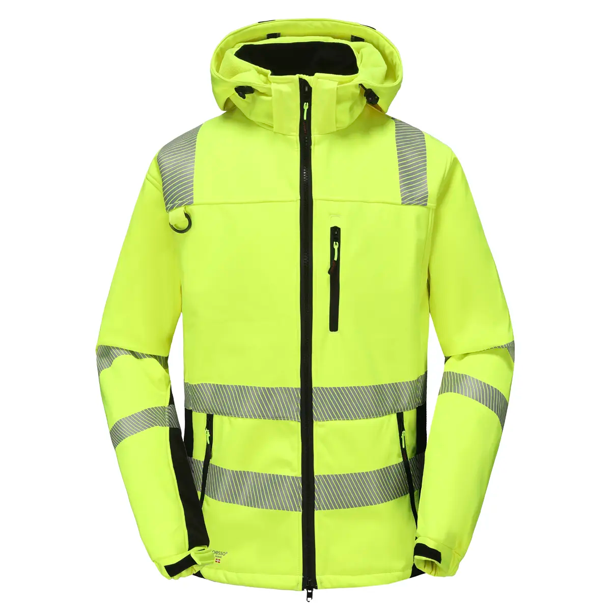 CALGARY_G, VESTE SOFTSHELL PESSO CALGARY HI-VIS, JAUNE