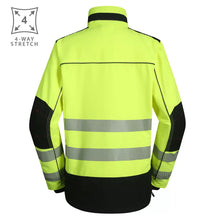 DS125G, VESTE DE TRAVAIL PESSO TITAN 125 EXTENSIBLE DANS LES 4 SENS, JAUNE