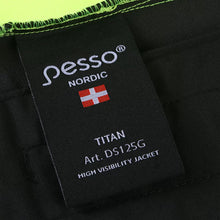 DS125G, VESTE DE TRAVAIL PESSO TITAN 125 EXTENSIBLE DANS LES 4 SENS, JAUNE