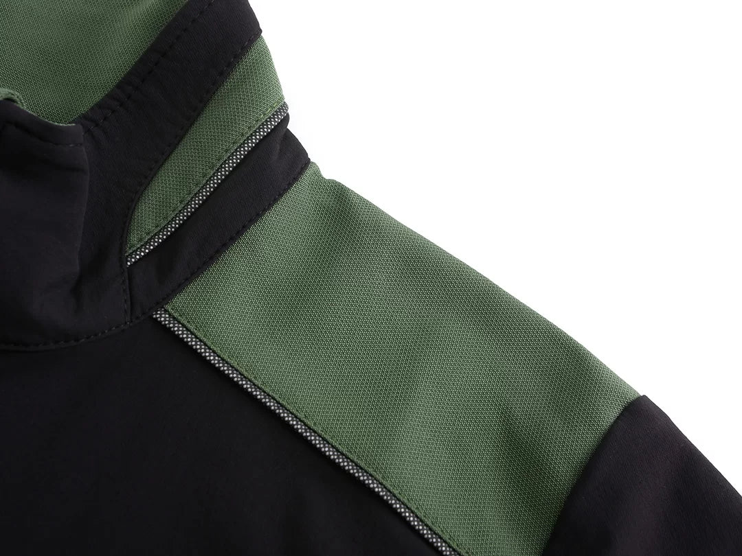 DS125Z, VESTE DE TRAVAIL PESSO TITAN 125, VERT OLIVE EXTENSIBLE DANS LES 4 SENS