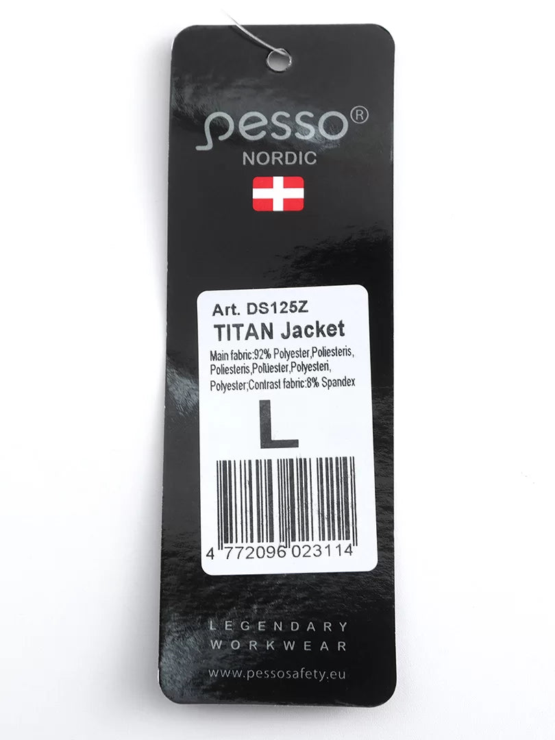 DS125Z, VESTE DE TRAVAIL PESSO TITAN 125, VERT OLIVE EXTENSIBLE DANS LES 4 SENS