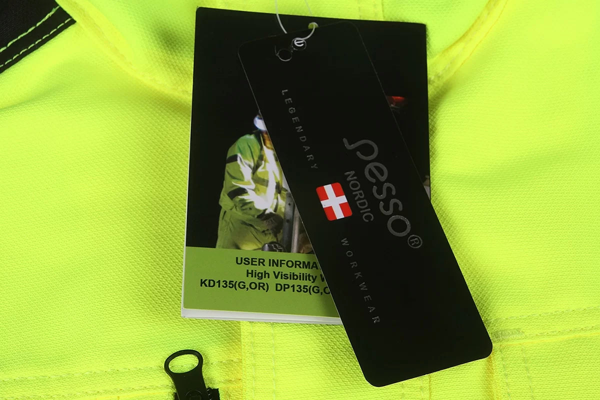 DS135G, VESTE DE TRAVAIL PESSO URANUS 135, JAUNE
