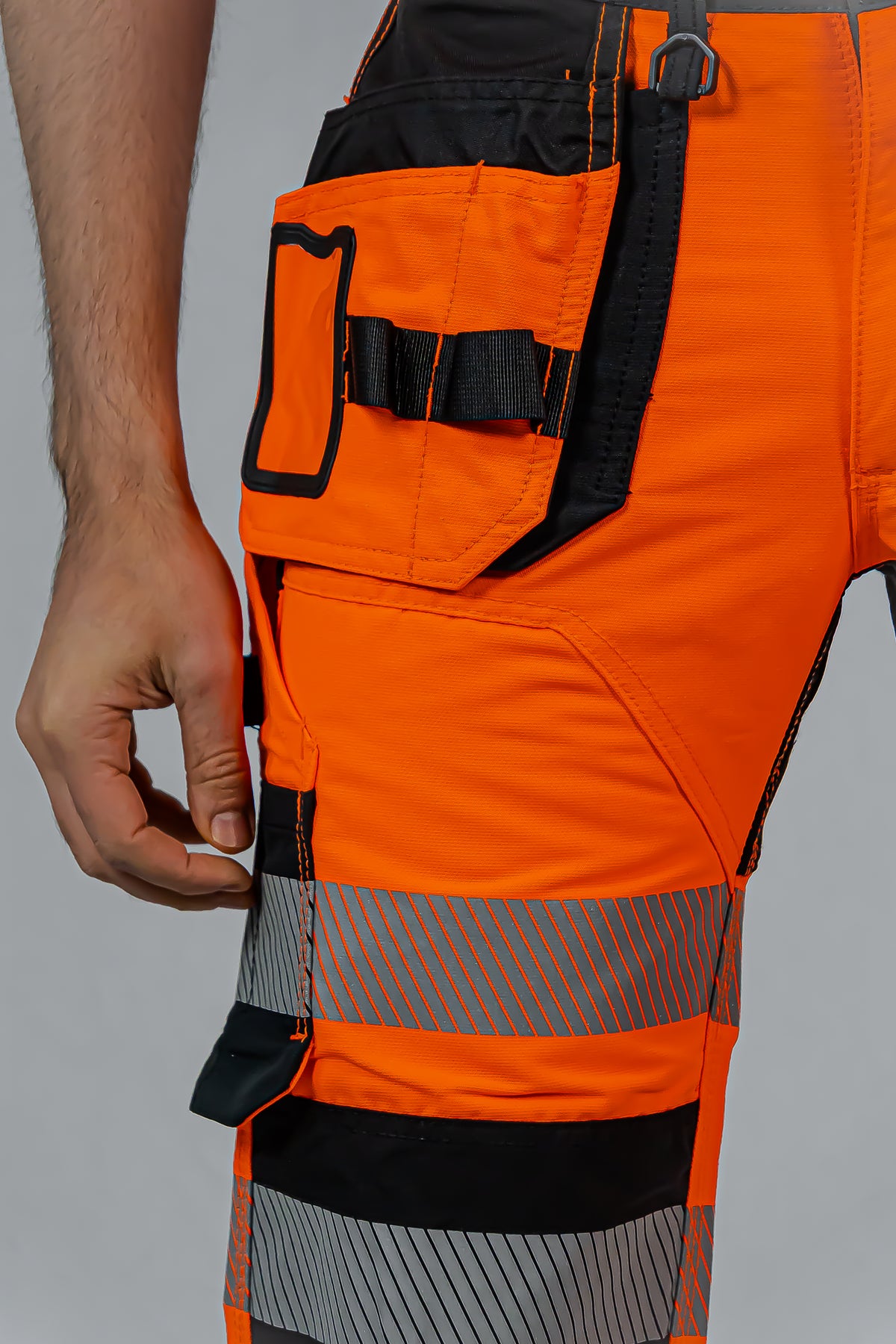 KB135OR, VÊTEMENTS DE TRAVAIL PANTALON COURT 3/4 PESSO URANUS FLEXPRO 135, ORANGE