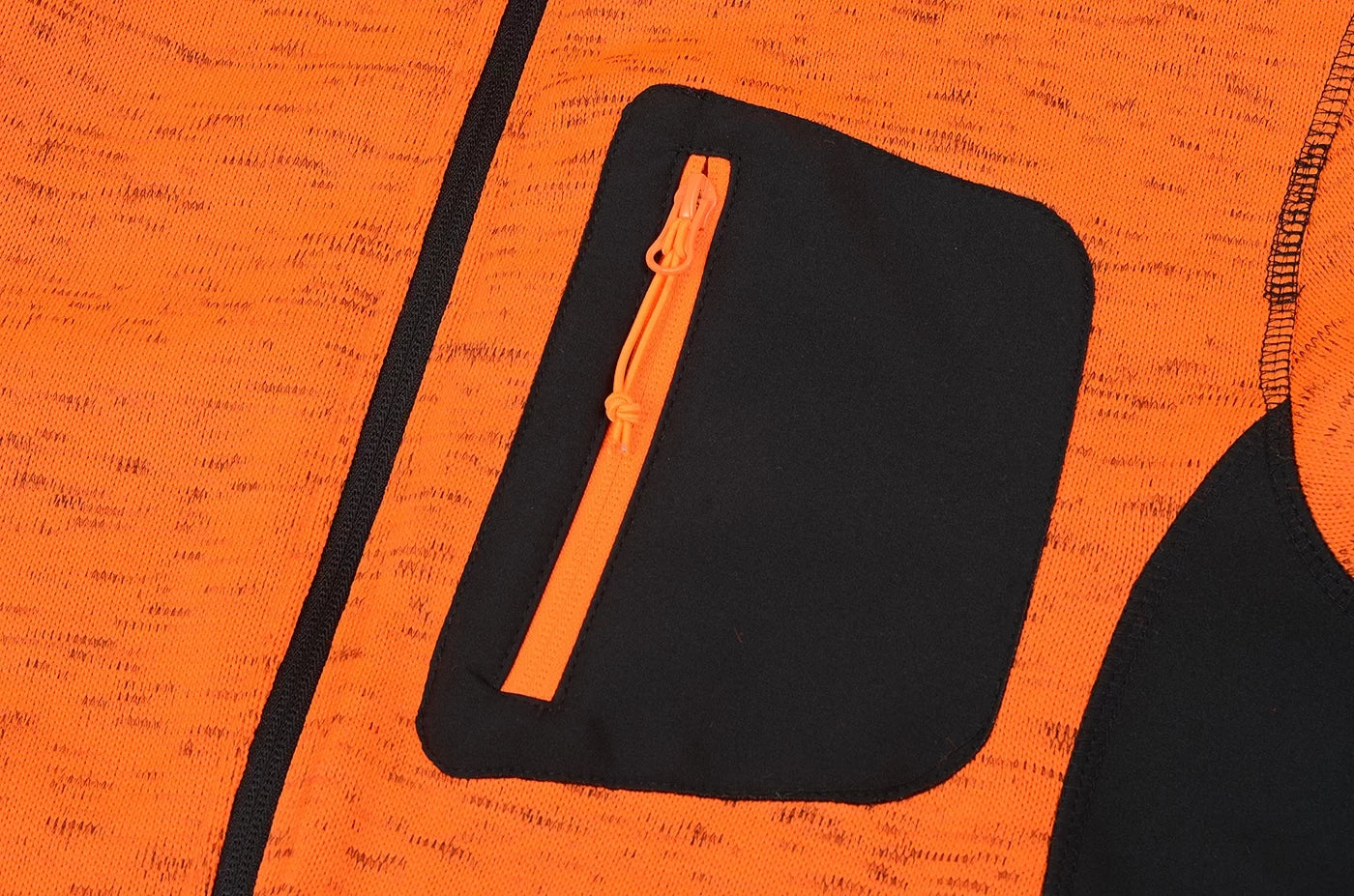 FLORENCE_OR, VESTE POLAIRE CHAUDE À FERMETURE ÉCLAIR PESSO FLORENCE, ORANGE