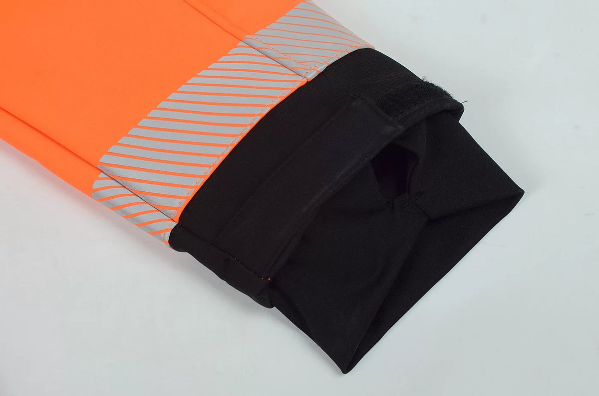 PALMERO_OR, VESTE SOFTSHELL HAUTE VISIBILITÉ PESSO PALERMO, ORANGE