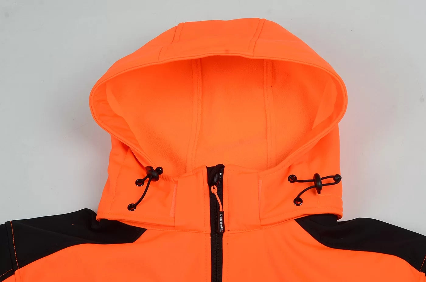PALMERO_OR, VESTE SOFTSHELL HAUTE VISIBILITÉ PESSO PALERMO, ORANGE