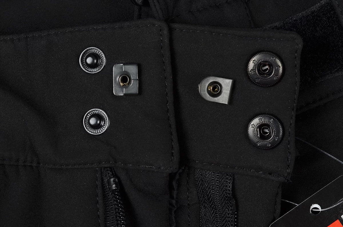 BARNABI, PANTALON D'HIVER SOFTSHELL PESSO, NOIR