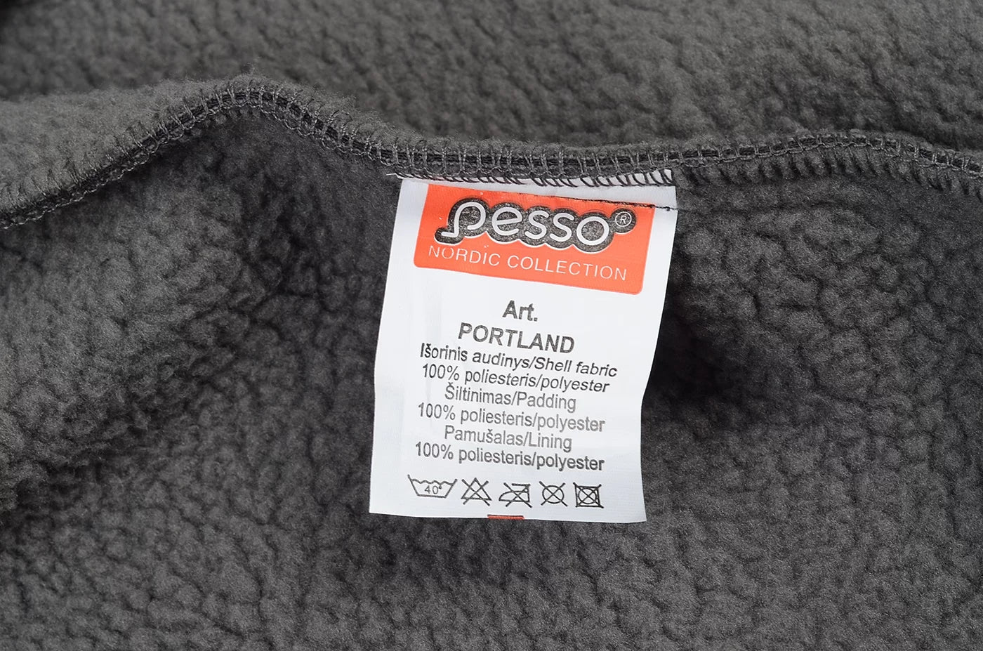 PORTLAND_P, SWEAT À CAPUCHE PESSO PORTLAND, GRIS