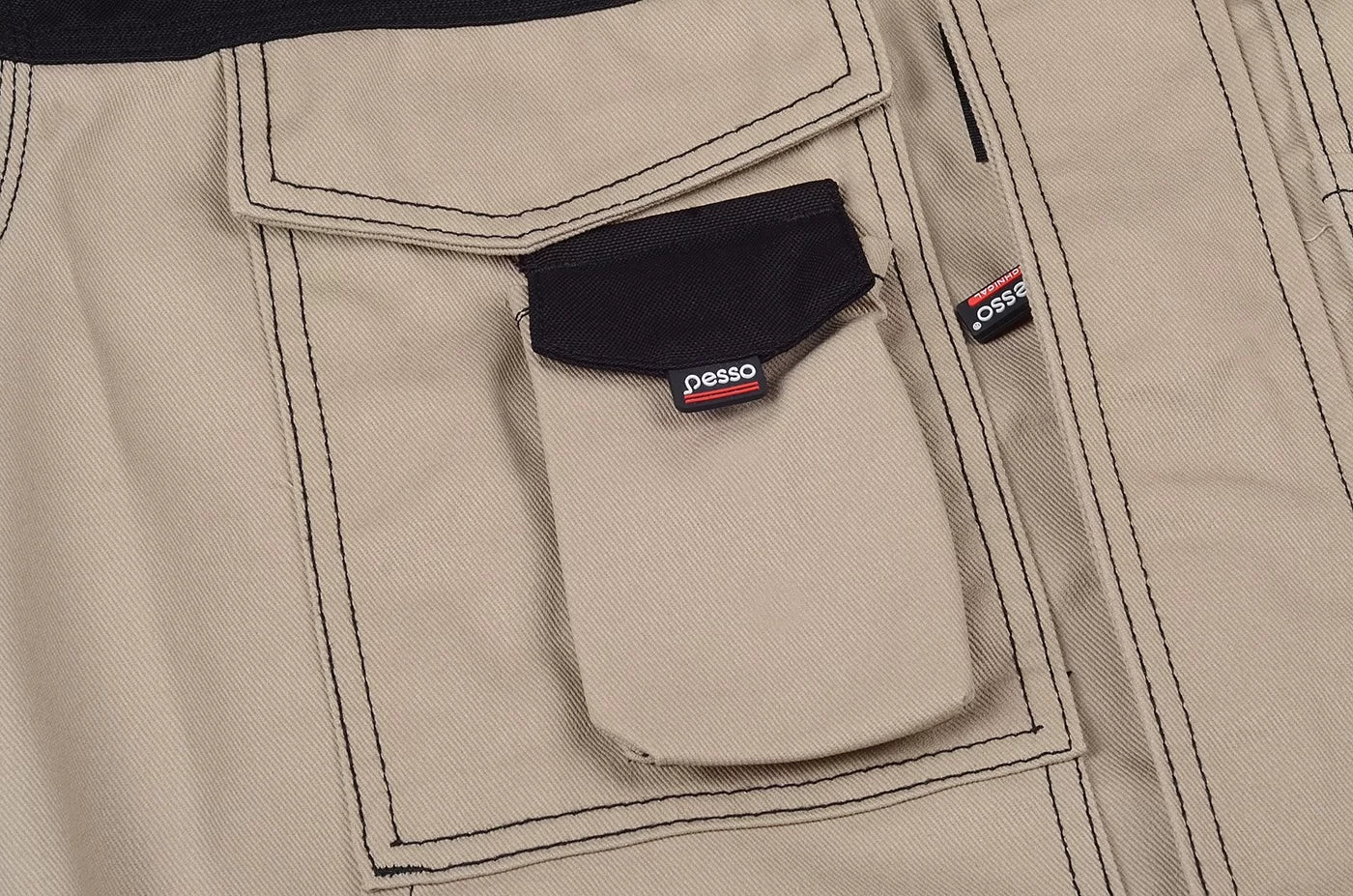 DSBZN, VESTE DE TRAVAIL PESSO DSBZ, TWILL CVC, BEIGE
