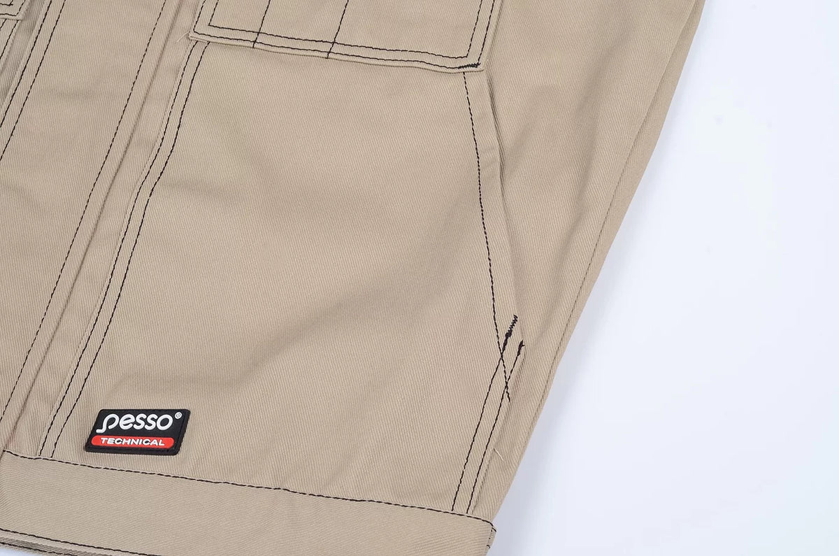 DSBZN, VESTE DE TRAVAIL PESSO DSBZ, TWILL CVC, BEIGE