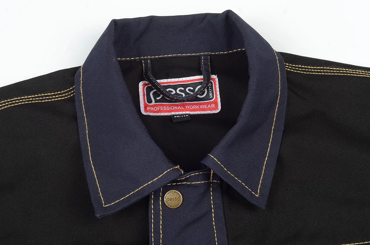 DSCMN, VESTE DE TRAVAIL EN TOILE PESSO DSCM, MARINE