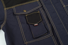 DSCMN, VESTE DE TRAVAIL EN TOILE PESSO DSCM, MARINE