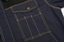 DSCMN, VESTE DE TRAVAIL EN TOILE PESSO DSCM, MARINE